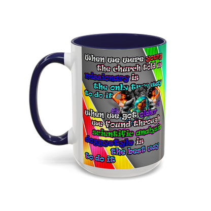 doggystyle - Accent Mug (rainbow split)