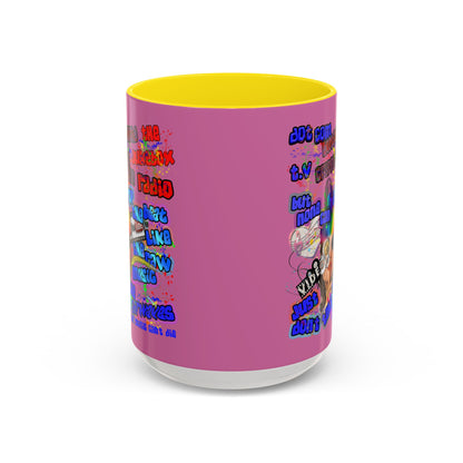 drop the beat - Accent Mug (light pink)