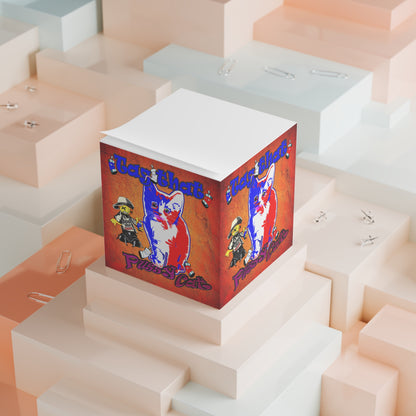 tag that - note cube (burnt orange)