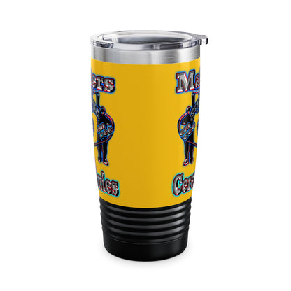 em cee squared - Ringneck Tumbler, 20oz (yellow)