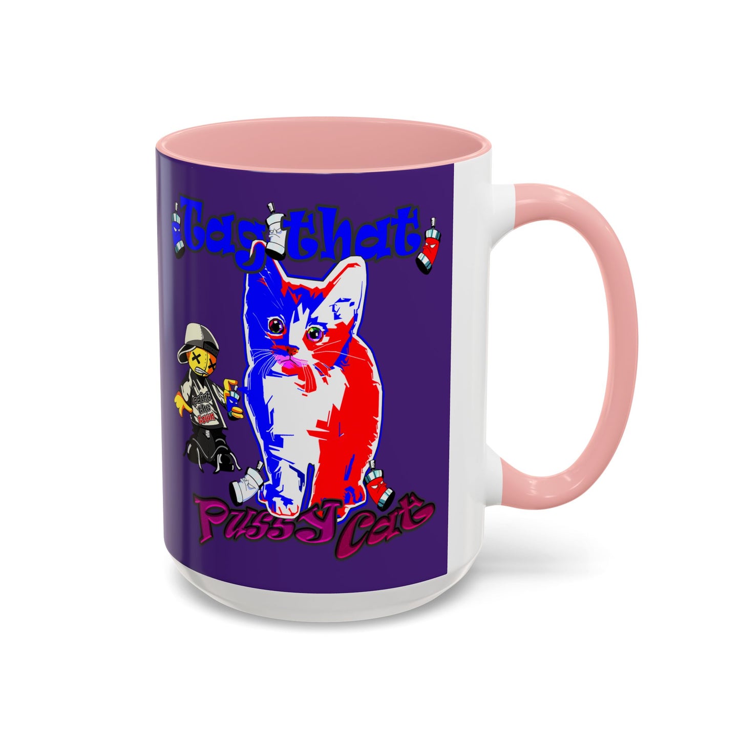 tag that - Accent Mug (purple)