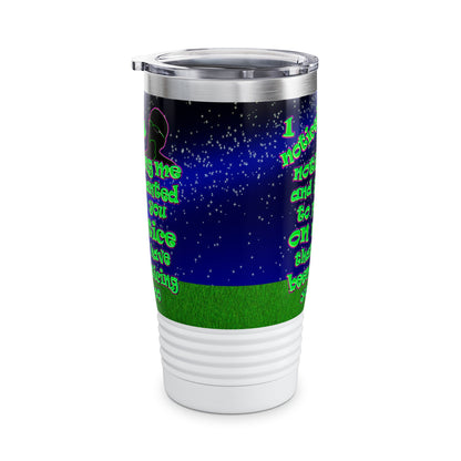 noticed you noticing - Ringneck Tumbler, 20oz ('snoops' background)