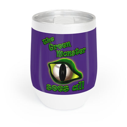 green monster - Chill Wine Tumbler (purple)