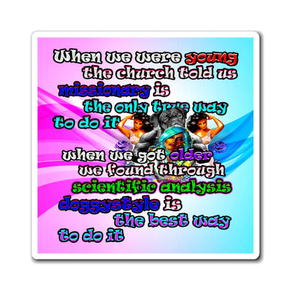 doggystyle - Magnets - (light blue-pink wave)