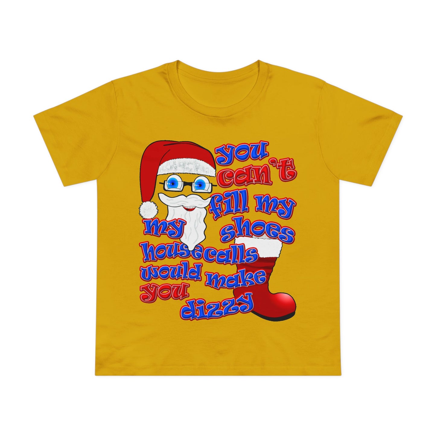 santa's shoes - Women’s Maple Tee