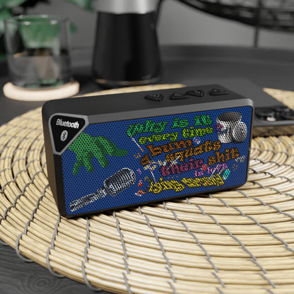 the bum's shit - Jabba Bluetooth Speaker (dark blue)
