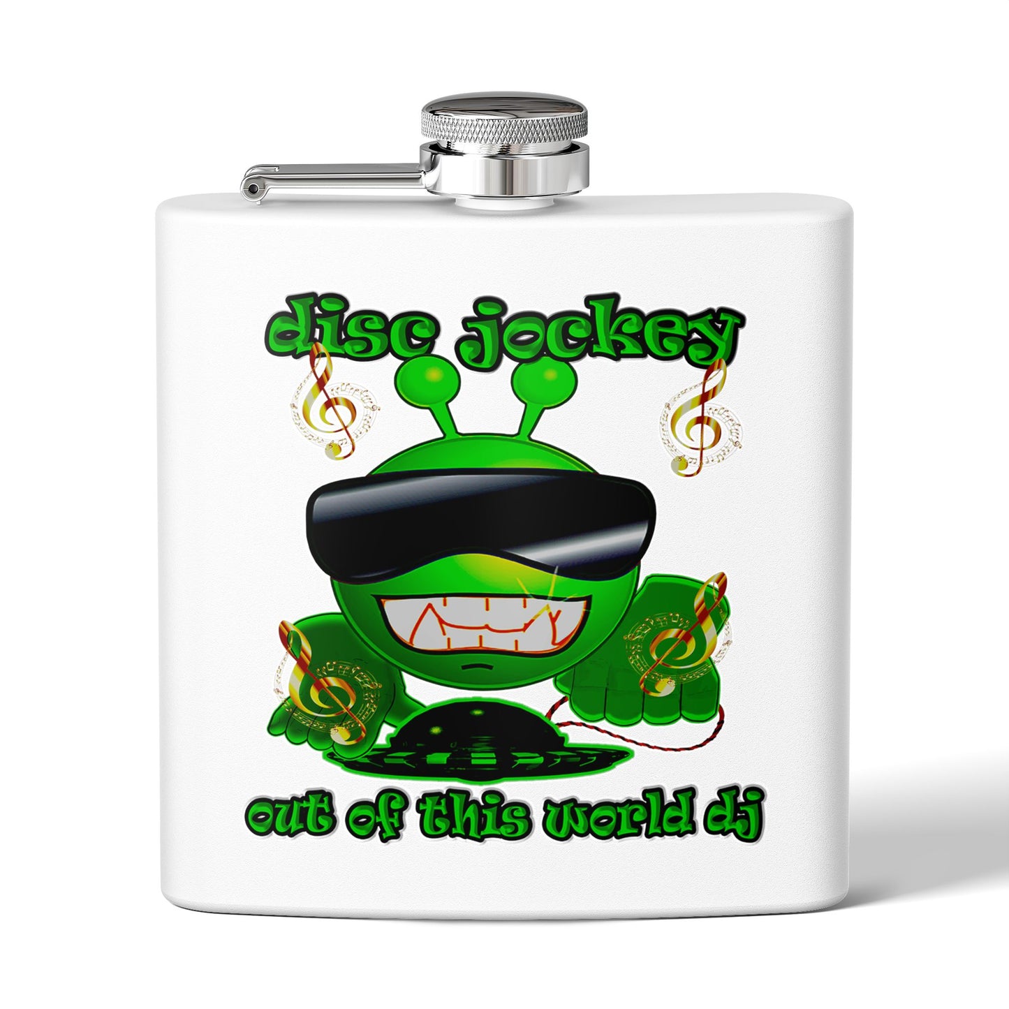disc jockey - Stainless Steel Flask