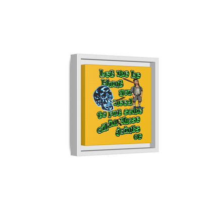 og - framed canvas art (yellow)