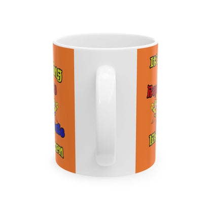 popping like popcorn - White Mug (crusta)