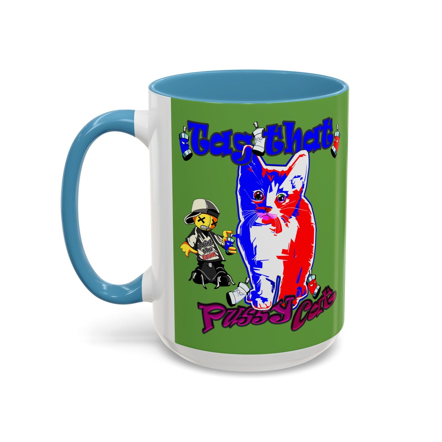 tag that - Accent Mug (green)