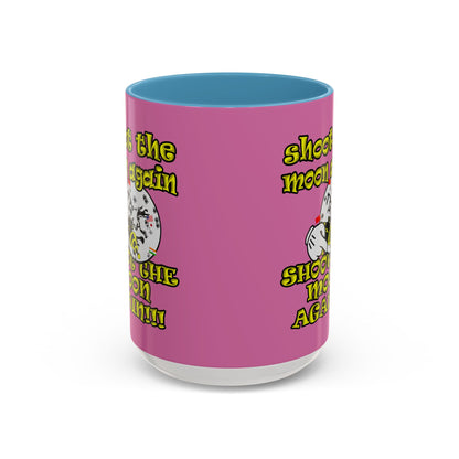 shoot the moon again - Accent Mug (light pink)