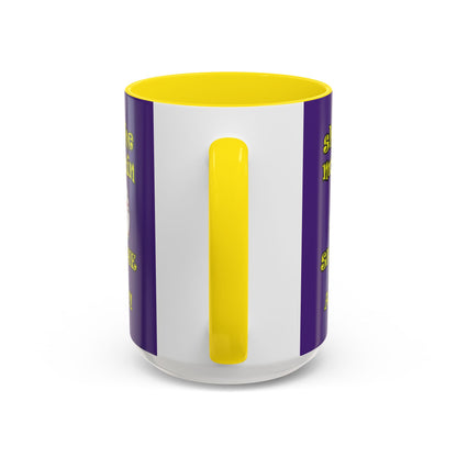 shoot the moon again - Accent Mug (purple)
