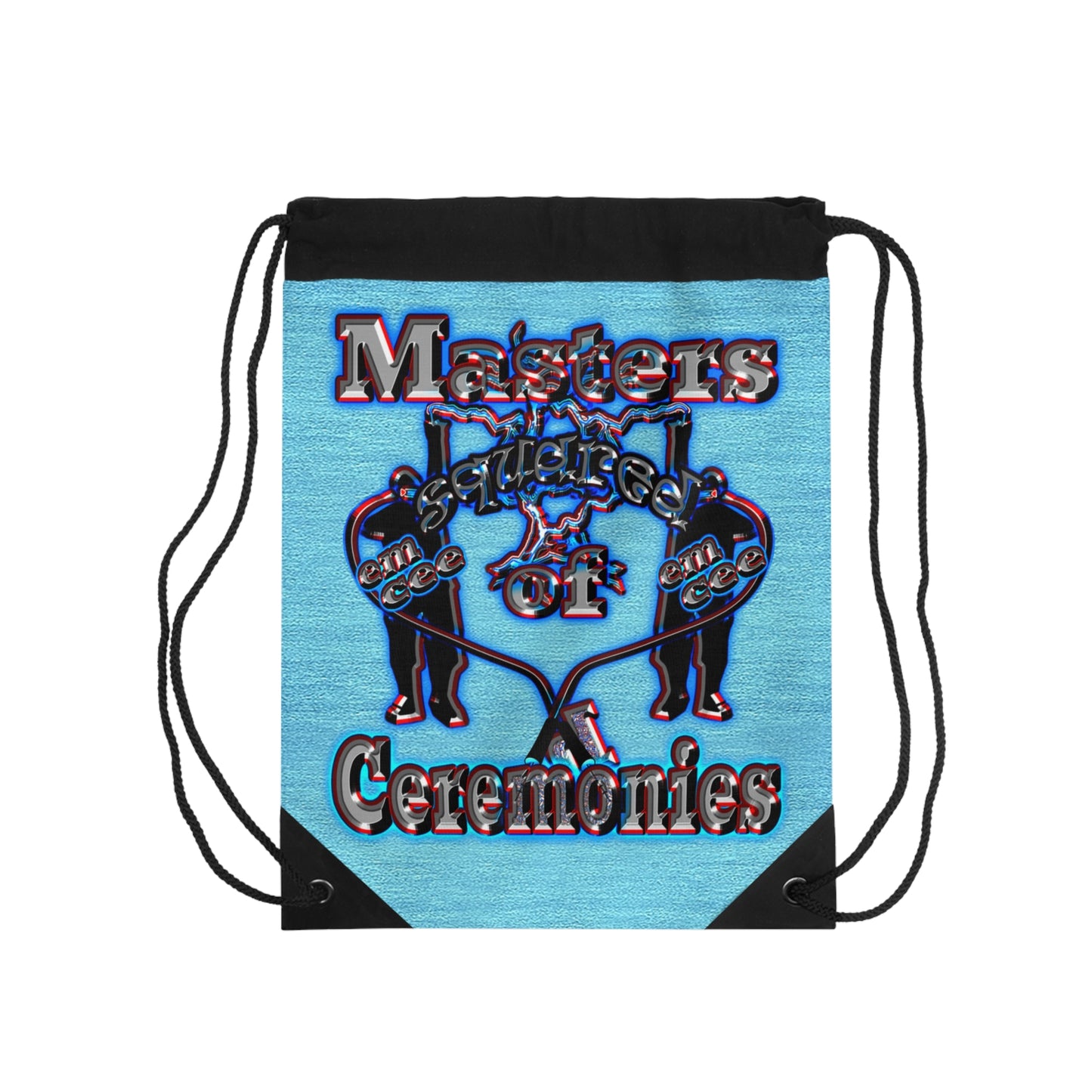em cee squared - Drawstring Bag (faded blue)