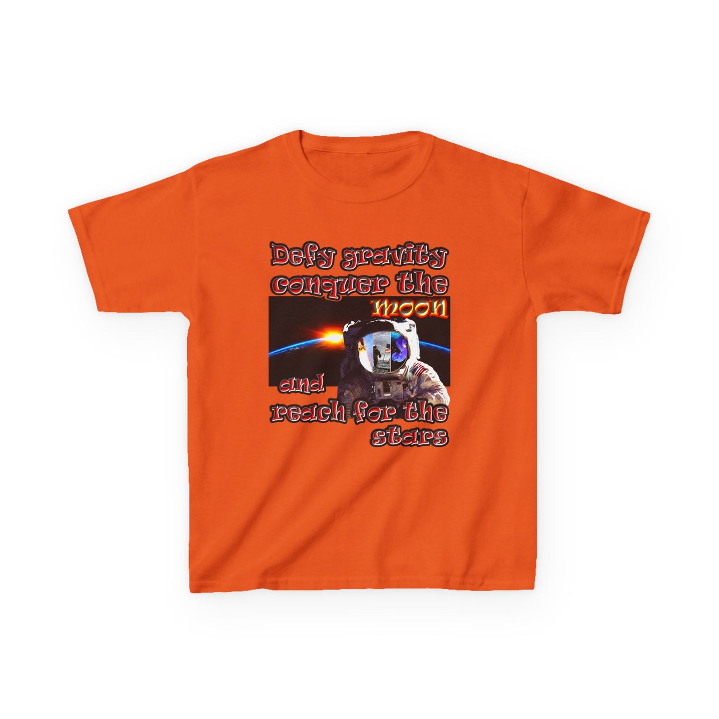 defy conquer reach - Kids Heavy Cotton™ Tee