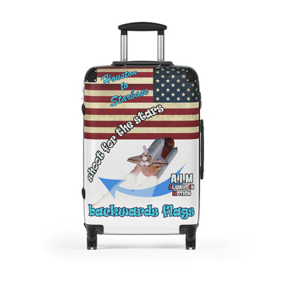 shoot for the stars - Suitcase (white)