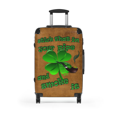 stick that in your pipe and smoke it - Suitcase (brown papyrus)