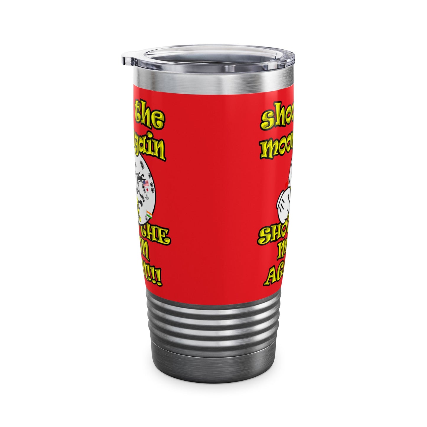 shoot the moon again - Ringneck Tumbler, 20oz (red)