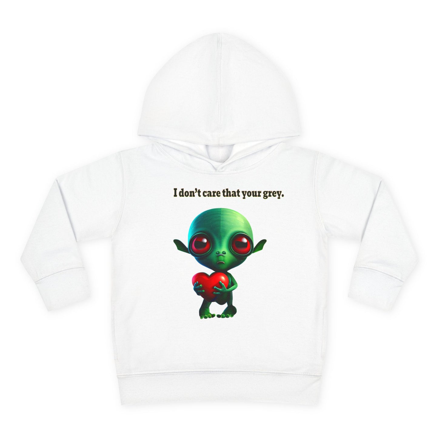 I don't care that your grey - Toddler Pullover Fleece Hoodie