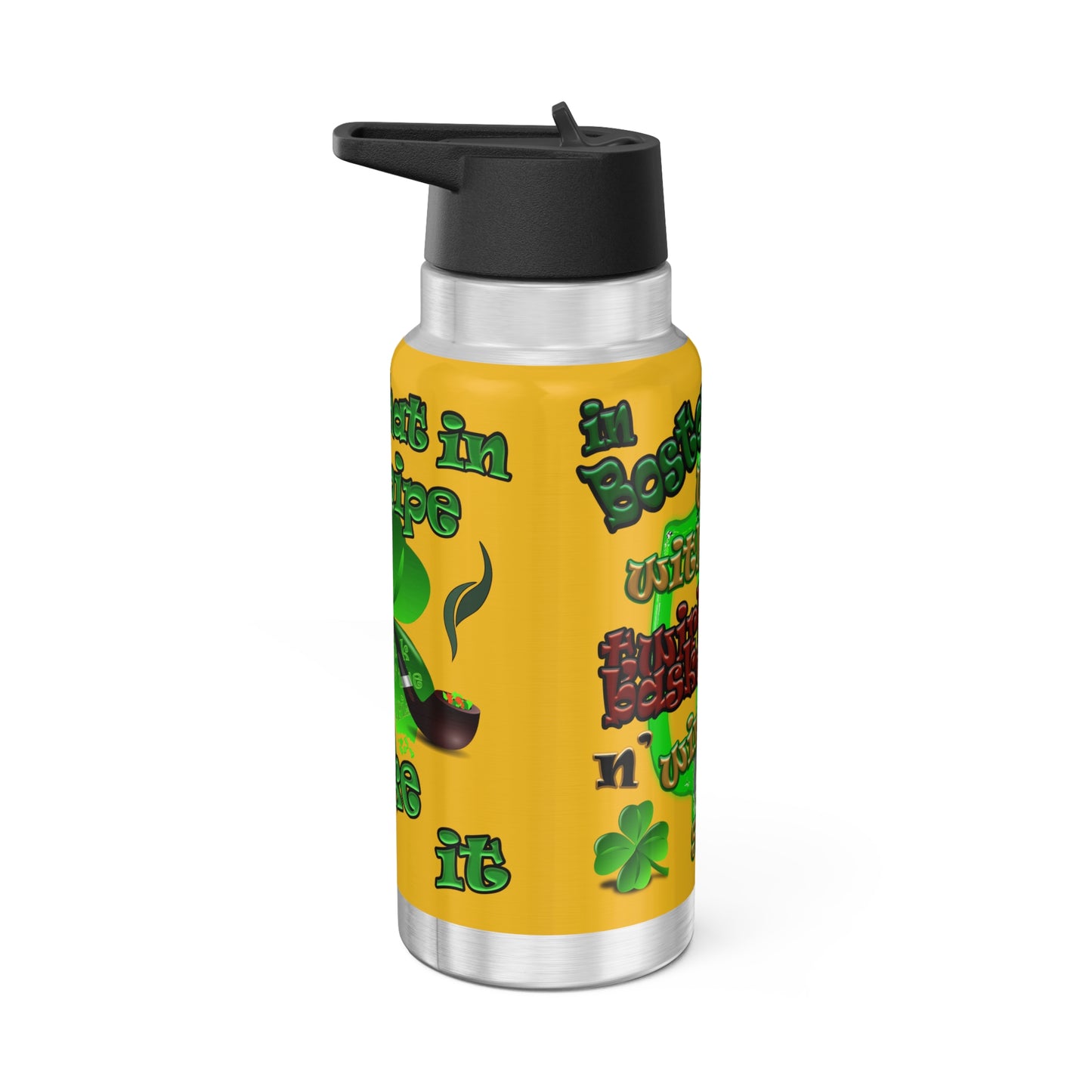celtics logo - Gator Tumbler, 32oz (yellow)