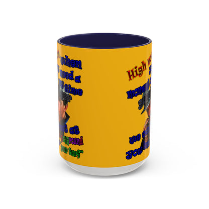 high noon - Accent Mug (yellow)