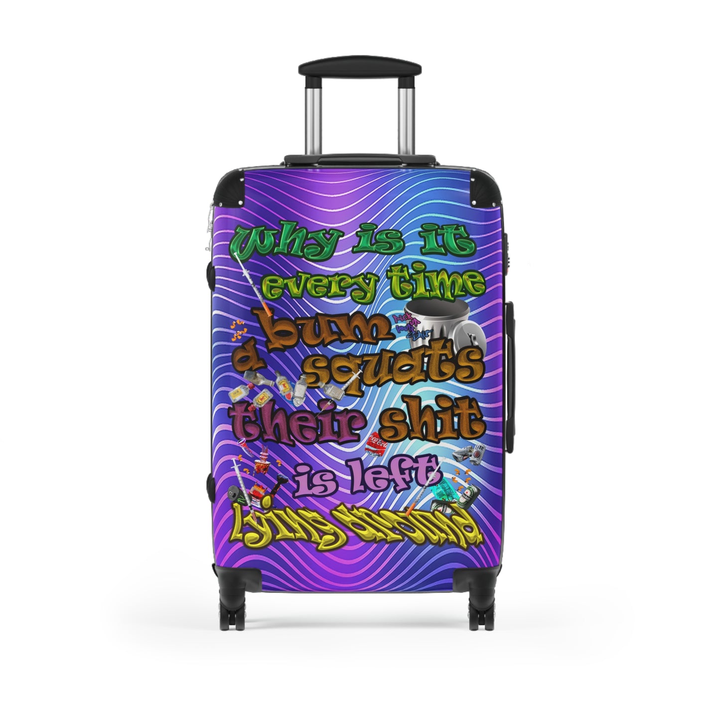 the bum's shit - Suitcase (purple wave)