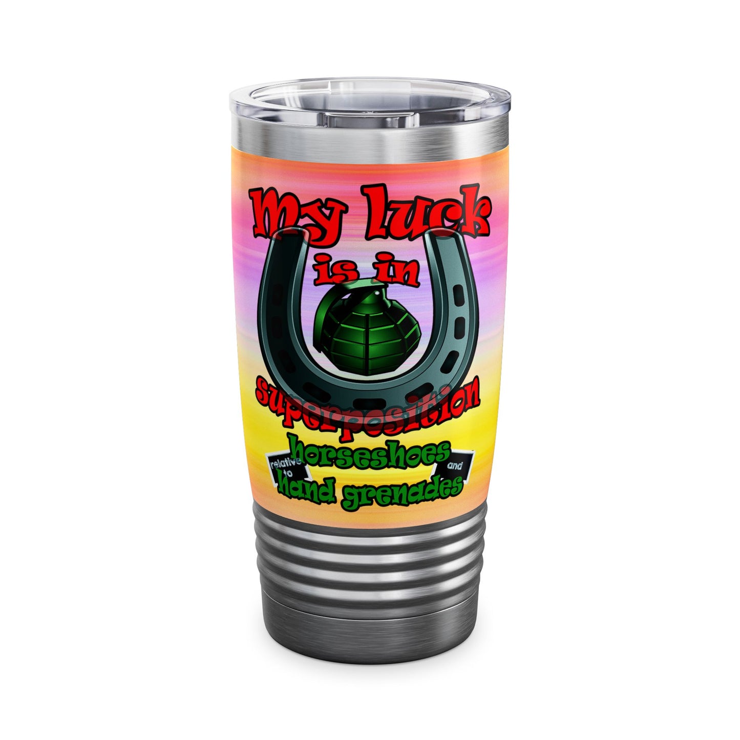 my luck - Ringneck Tumbler, 20oz (color blur)