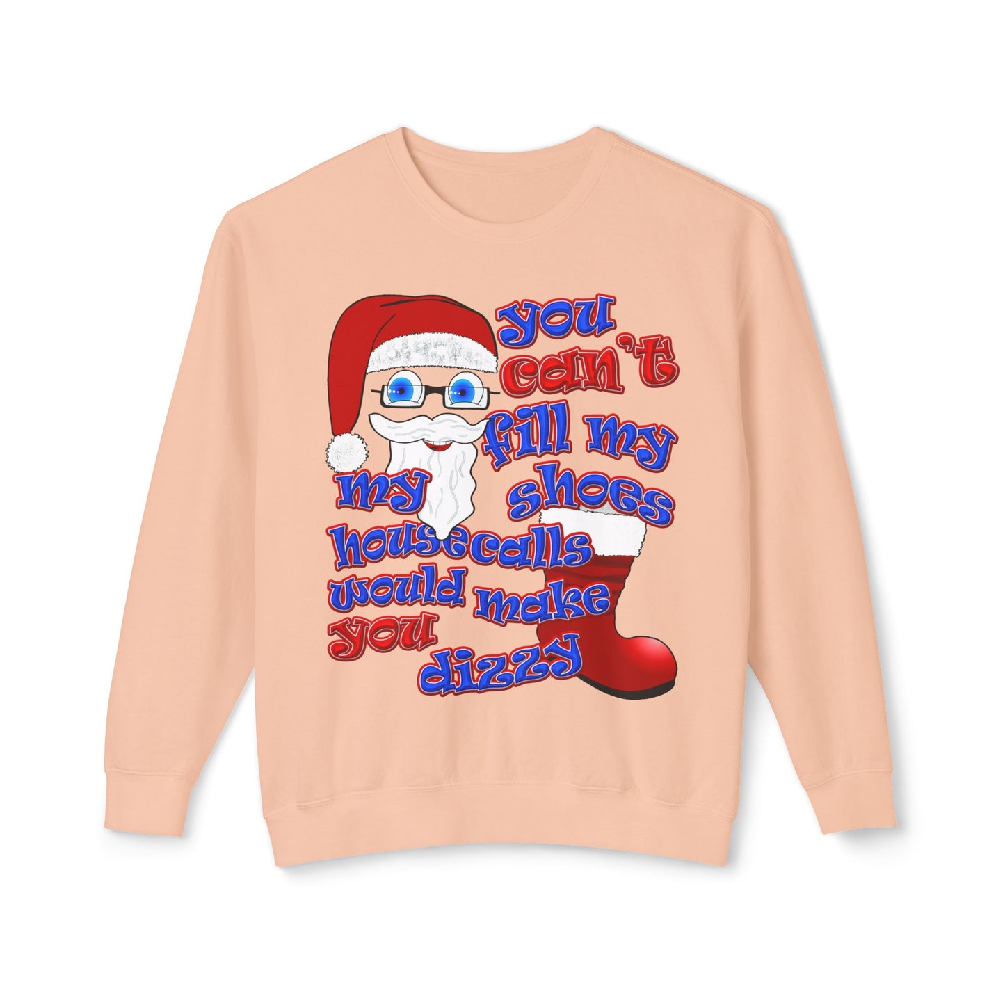 santa's shoes - Unisex Lightweight Crewneck Sweatshirt