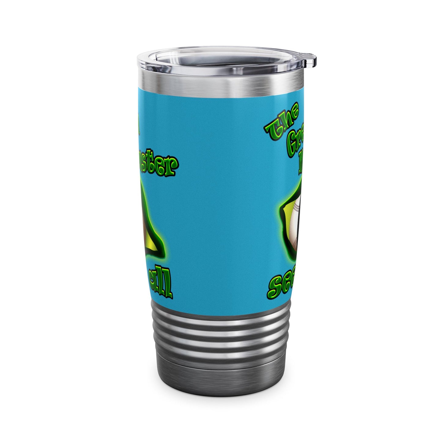 green monster - Ringneck Tumbler, 20oz (turquoise)
