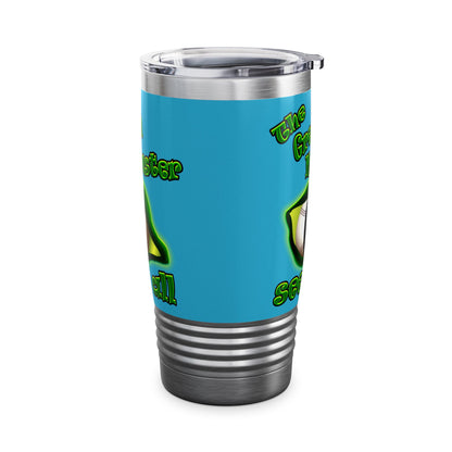 green monster - Ringneck Tumbler, 20oz (turquoise)