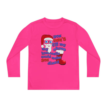 santa's shoes - Youth Long Sleeve Competitor Tee