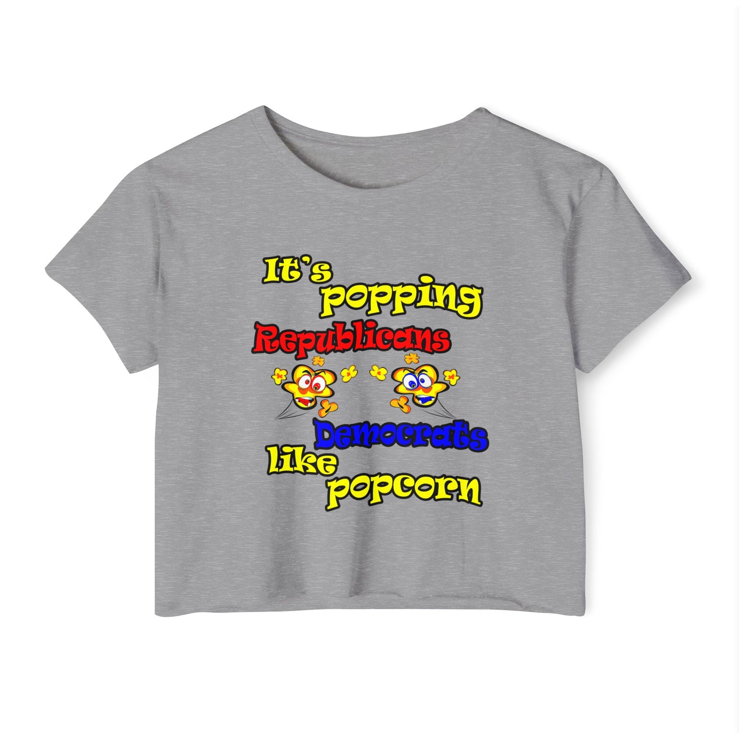 popping like popcorn - Women's Festival Crop Top
