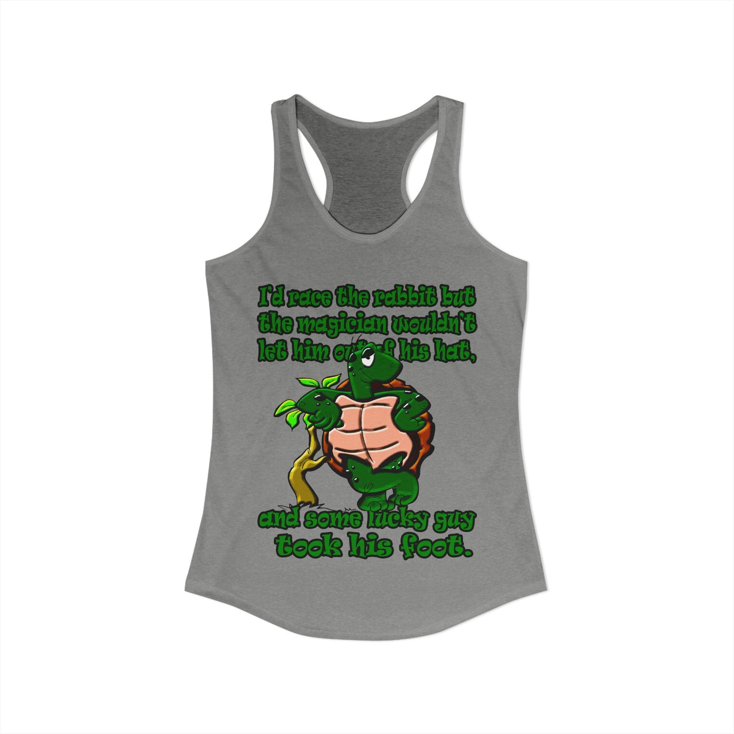 turtle race - Women's Ideal Racerback Tank