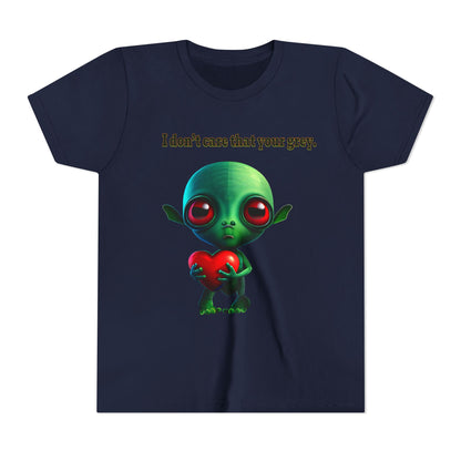 I don't care that your grey - Youth Short Sleeve Tee