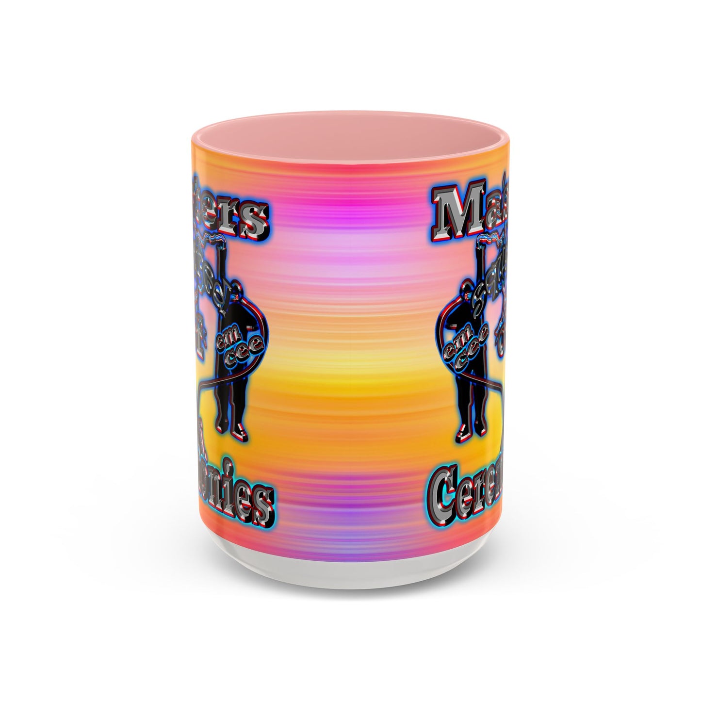 em cee squared - Accent Mug (color blur)