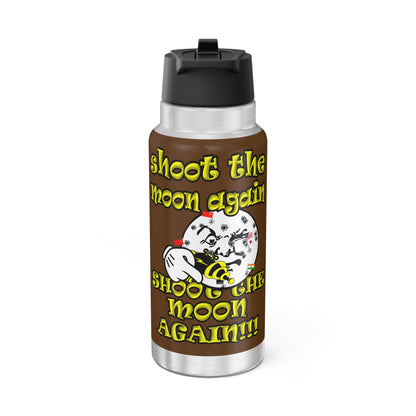 shoot the moon again - Gator Tumbler, 32oz (brown)