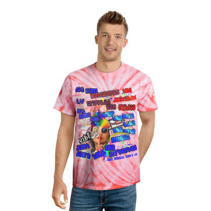 drop the beat - Tie-Dye Tee, Cyclone