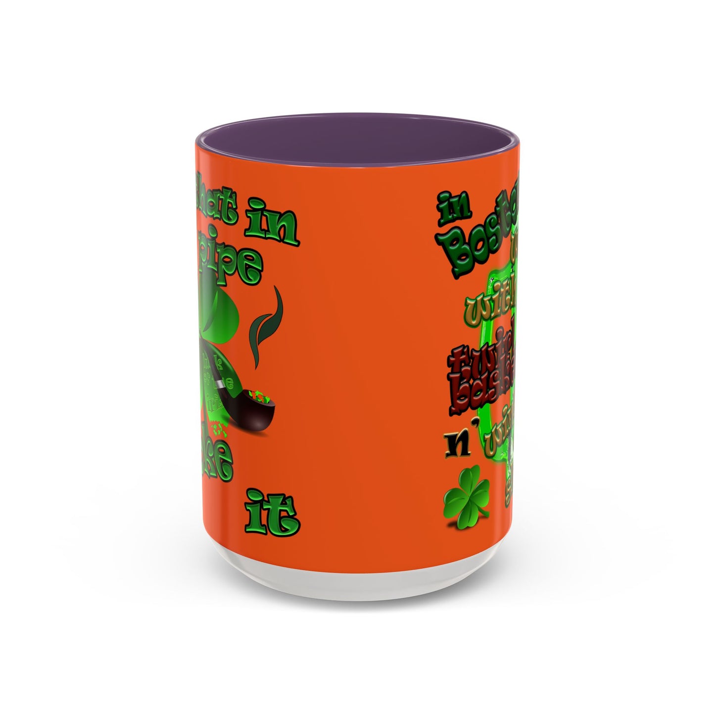 celtics logo - Accent Mug (orange)