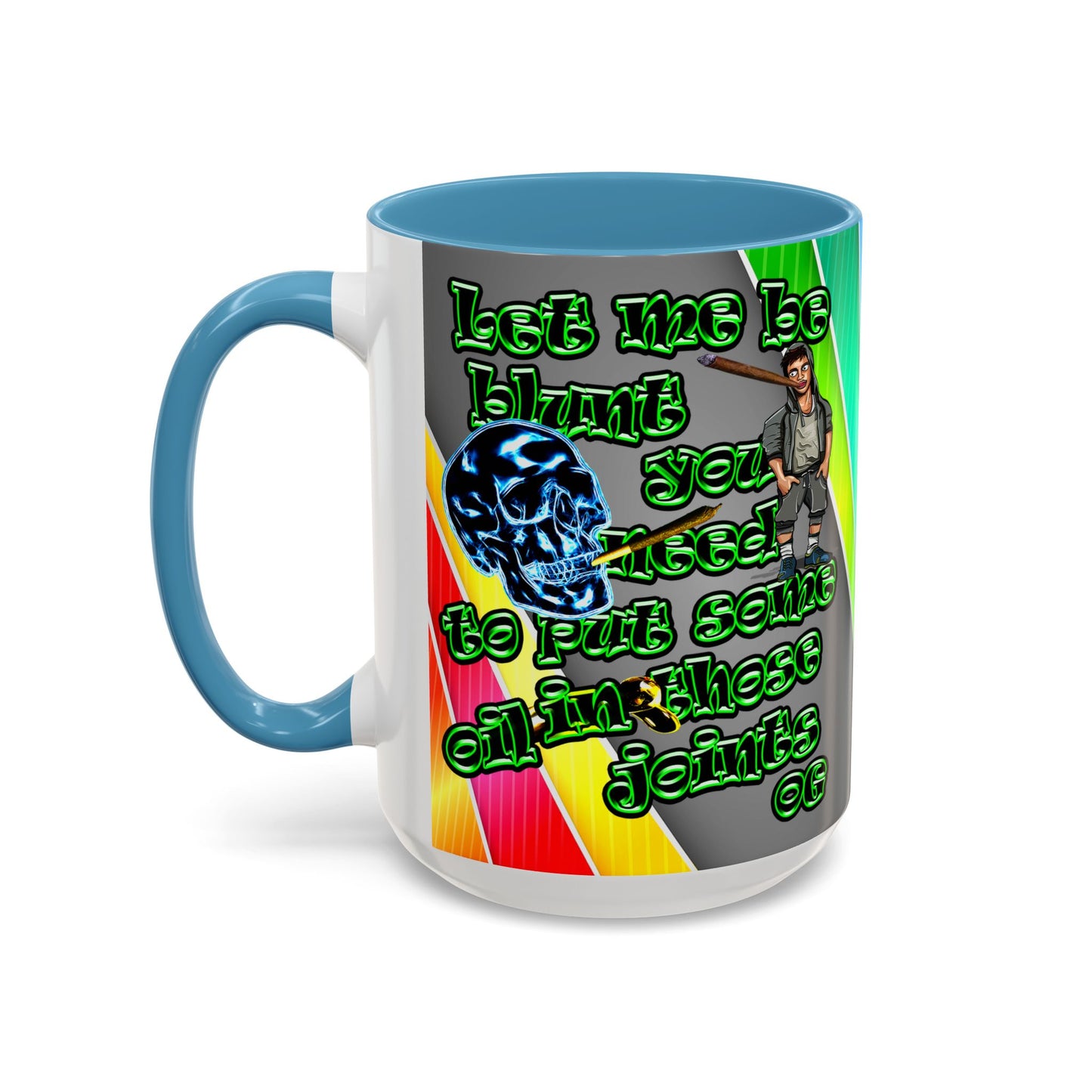 og - Accent Mug (rainbow split)