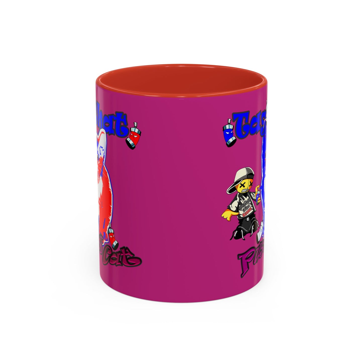 tag that - Accent Mug (pink)