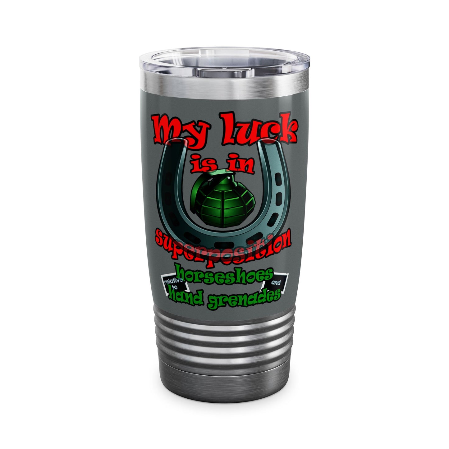 my luck - Ringneck Tumbler, 20oz (dark grey)