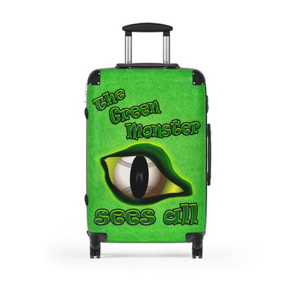 green monster - Suitcase (green turf)