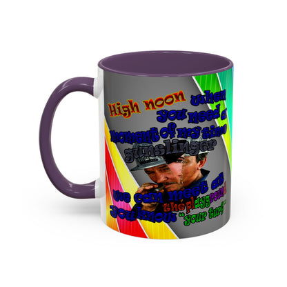 high noon - Accent Mug (rainbow split)