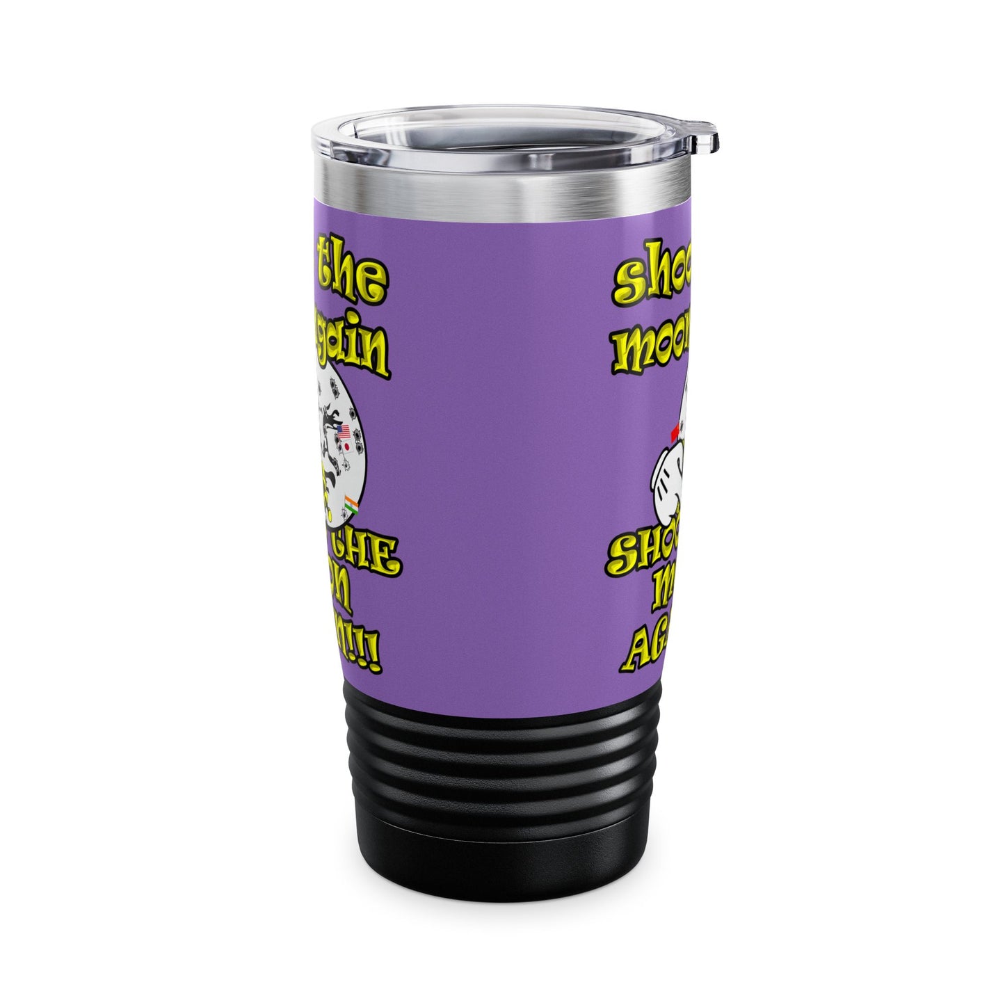 shoot the moon again - Ringneck Tumbler, 20oz (light purple)