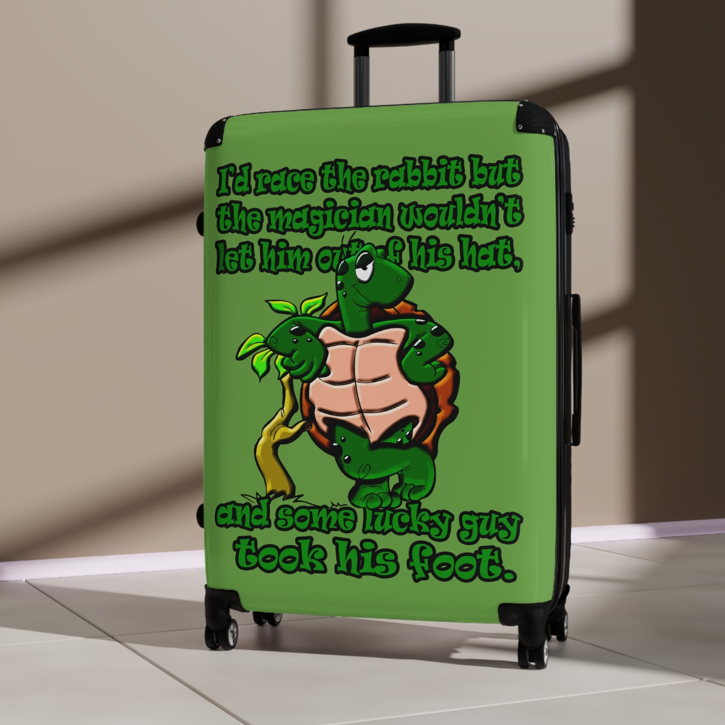 turtle race - Suitcase (green)