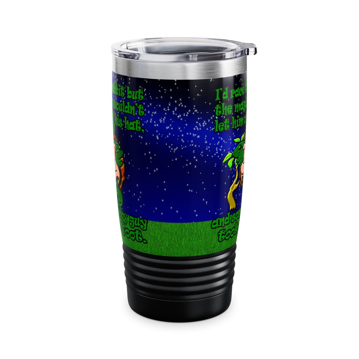 turtle race - Ringneck Tumbler, 20oz ('snoops' background)