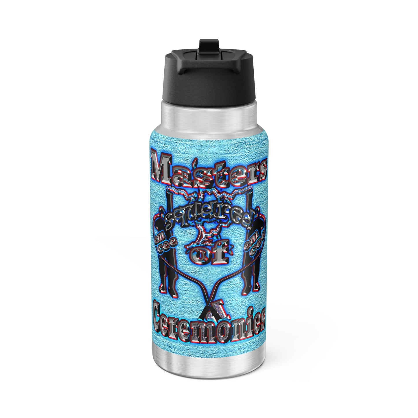 em cee squared - Gator Tumbler, 32oz (faded blue)