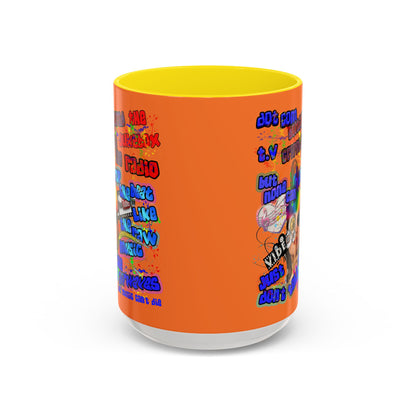 drop the beat - Accent Mug (crusta)