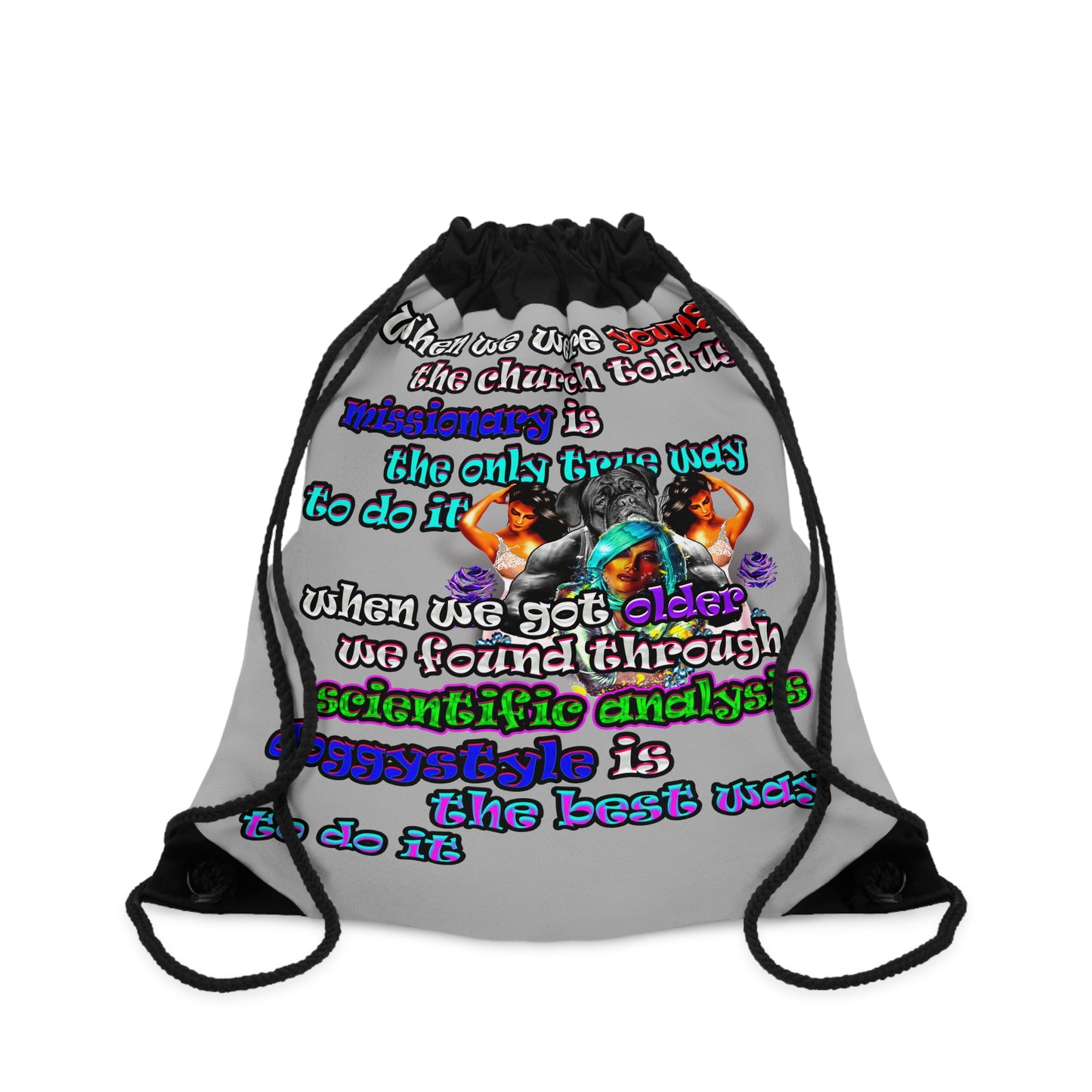 doggystyle - Drawstring Bag (light grey)