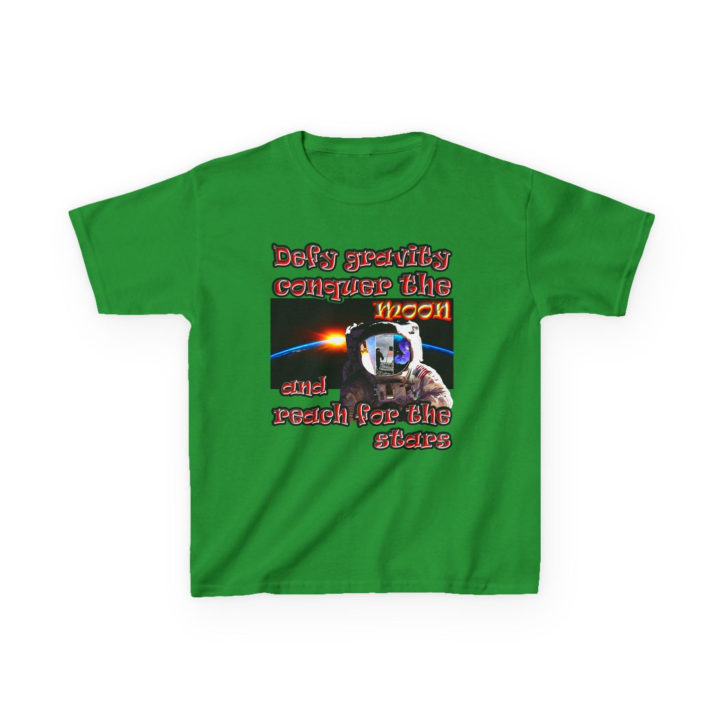 defy conquer reach - Kids Heavy Cotton™ Tee