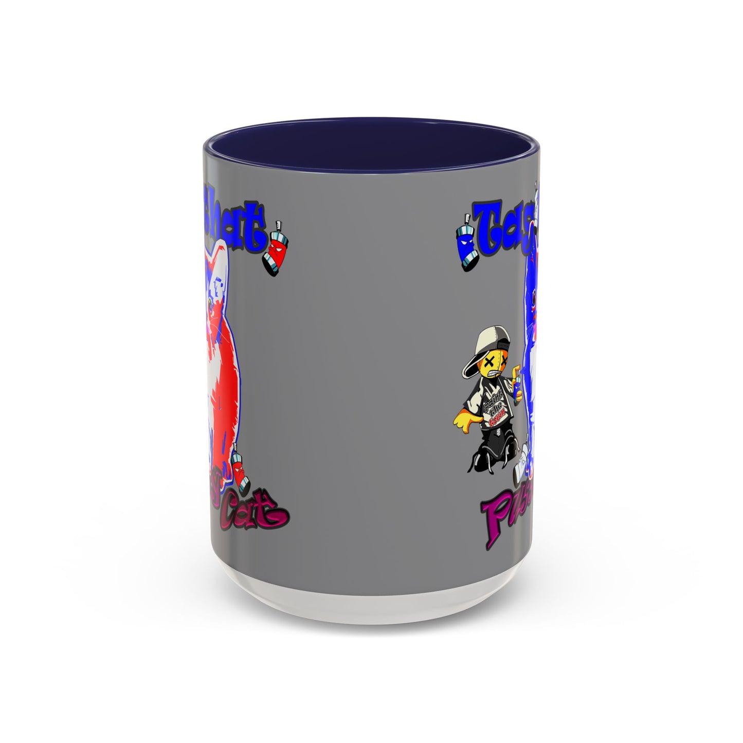 tag that - Accent Mug (grey)